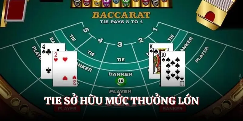 Tie sở hữu mức thưởng lớn